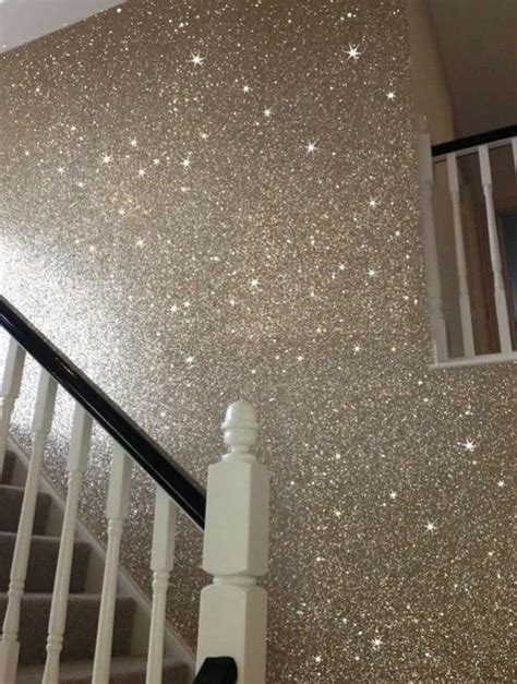 silver wall glitter paint